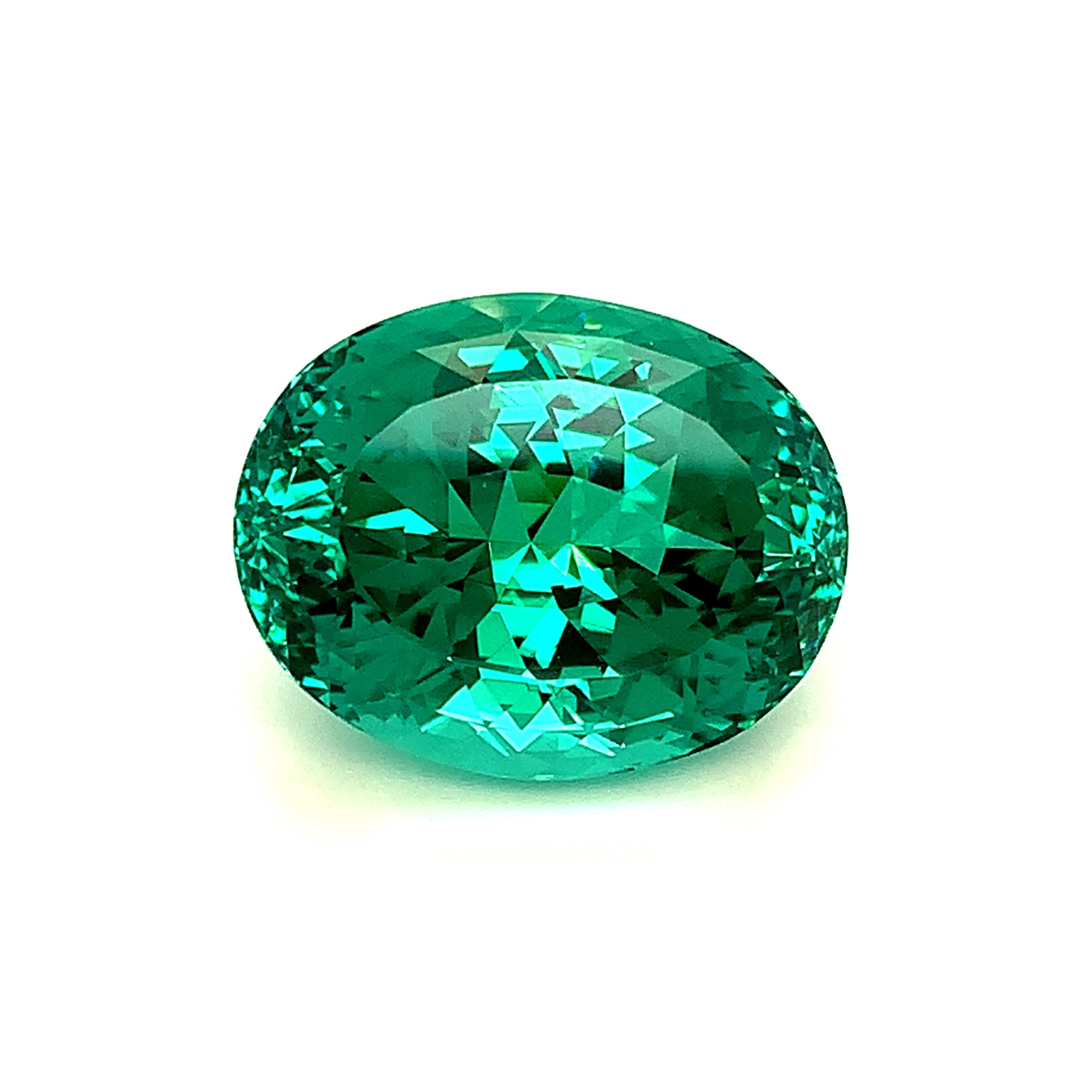 bluish green tourmaline