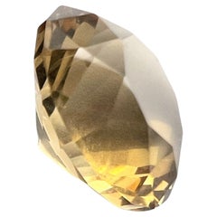 3.85ct  Brilliant Cut Natural UNHEATED Citrine Gemstone
