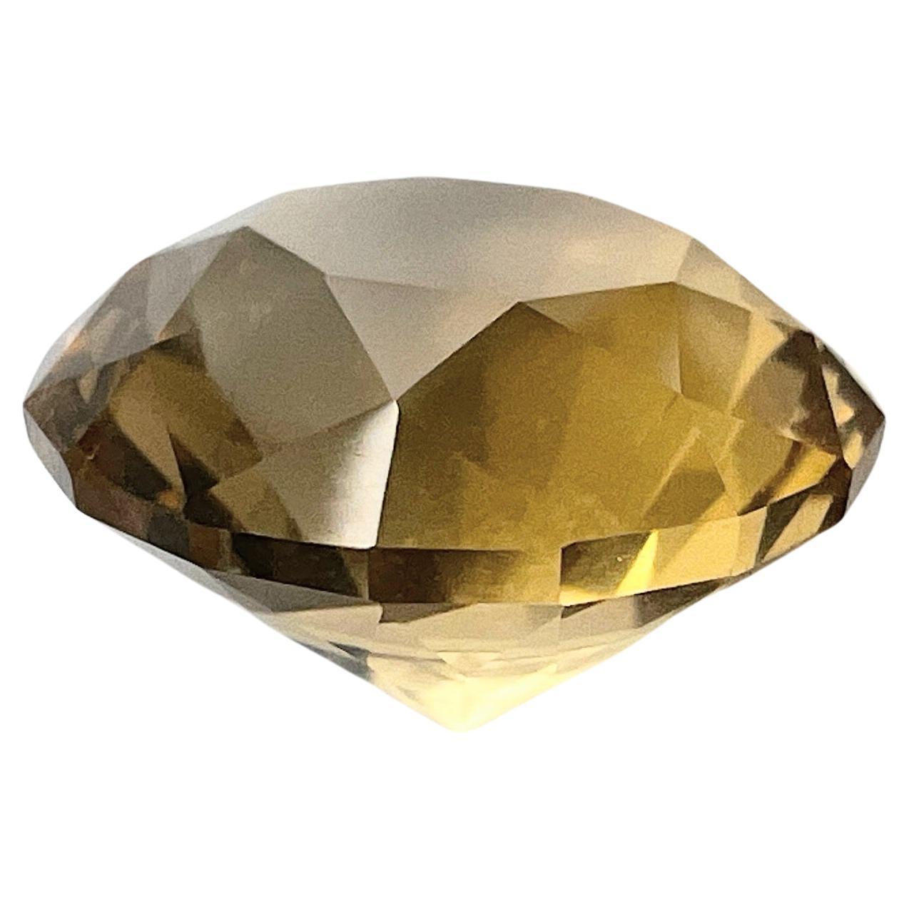 Oval Cut 3.85ct  Brilliant Cut Natural UNHEATED Citrine Gemstone For Sale