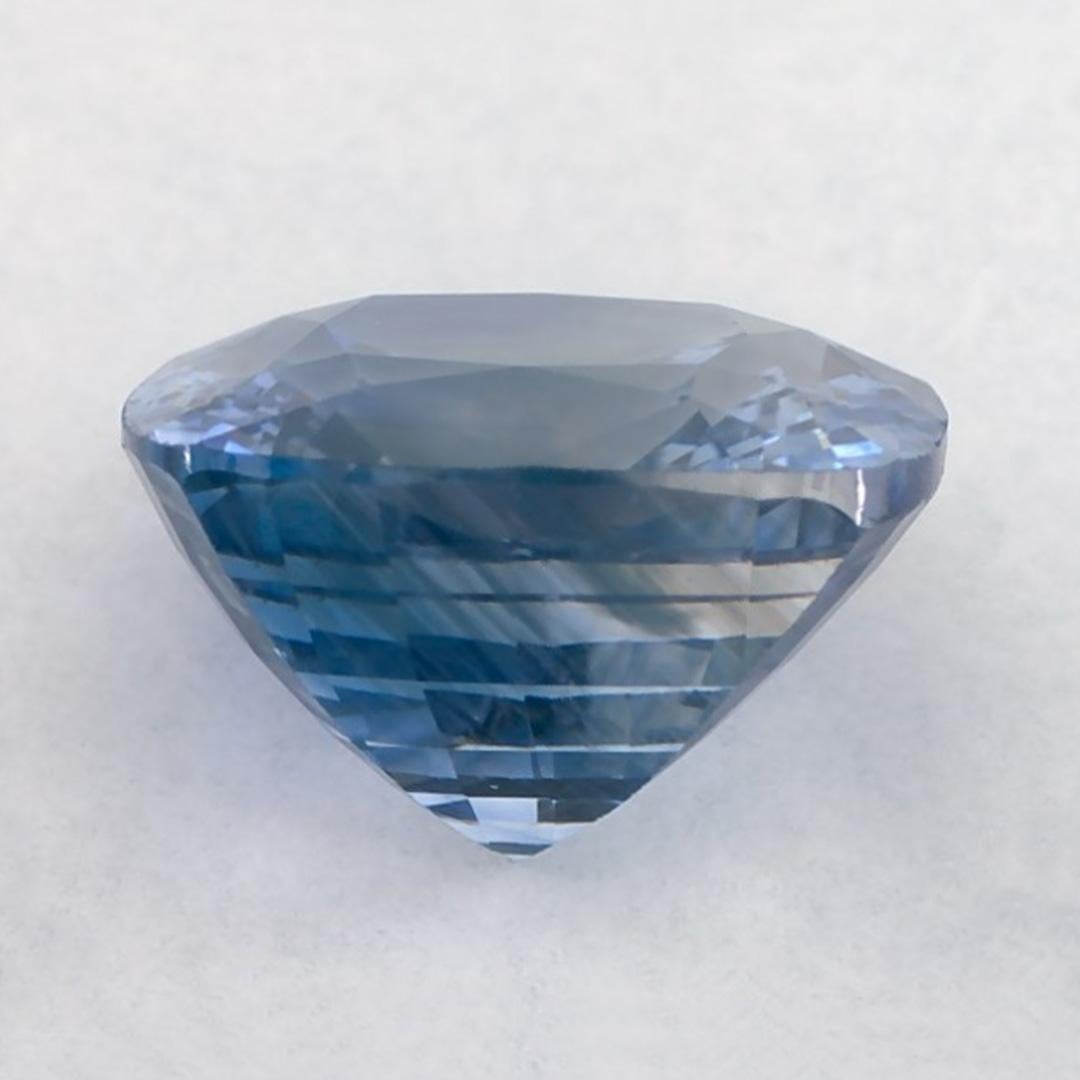 3.86 Karat Blauer Saphir Cushion Loser Edelstein im Zustand „Neu“ im Angebot in Fort Lee, NJ