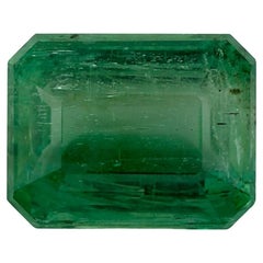 3.86 Cts Emerald Octagon Cut Loose Gemstone