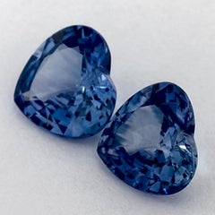 3.87 Ct Blue Sapphire Heart Loose Gemstone