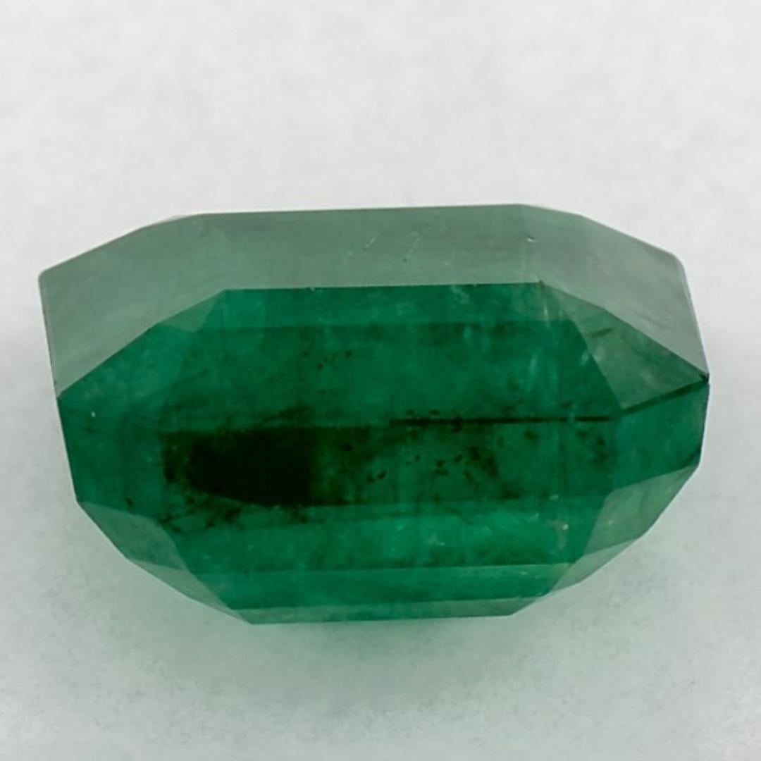 3.87 Ct Smaragd Oktagon-Schliff Loser Edelstein im Zustand „Neu“ im Angebot in Fort Lee, NJ