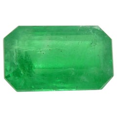  3.87 Ct Octagonal / Emerald Cut Emerald GIA Certified