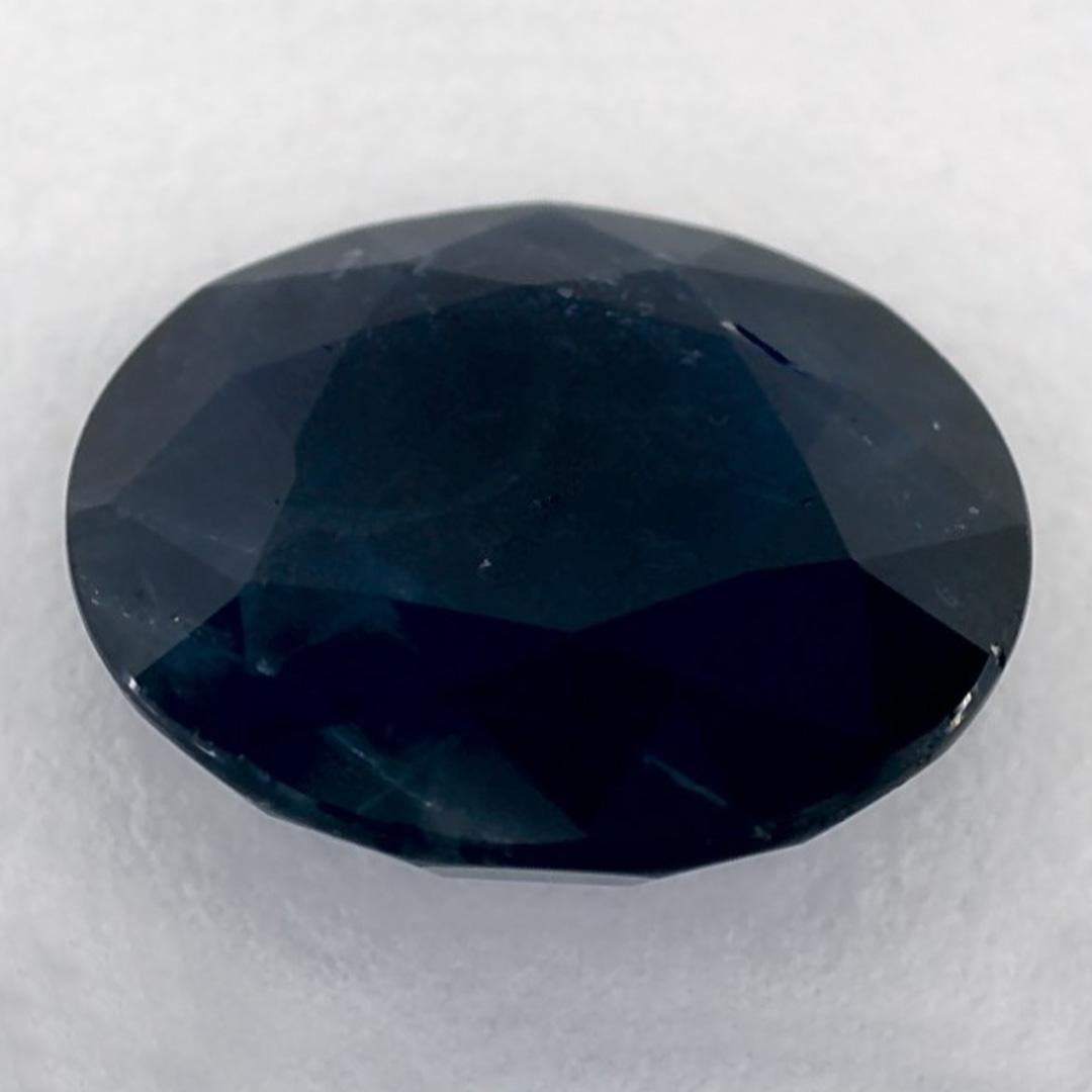 3.88 carati di zaffiro blu rotondo sfuso In condizioni Nuovo in vendita a Fort Lee, NJ
