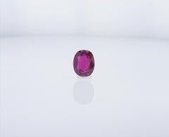 3.89 Carat Thai Oval Ruby with GIA Certificate