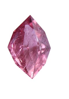 3.89ct Custom Marquis Rust Reddish PINK TOURMALINE Gemstone