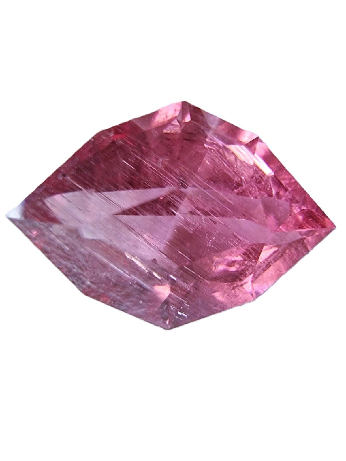 NO RESERVE 3.89ct Custom Marquis Rust Reddish PINK TOURMALINE Gemstone  In New Condition For Sale In Sheridan, WY