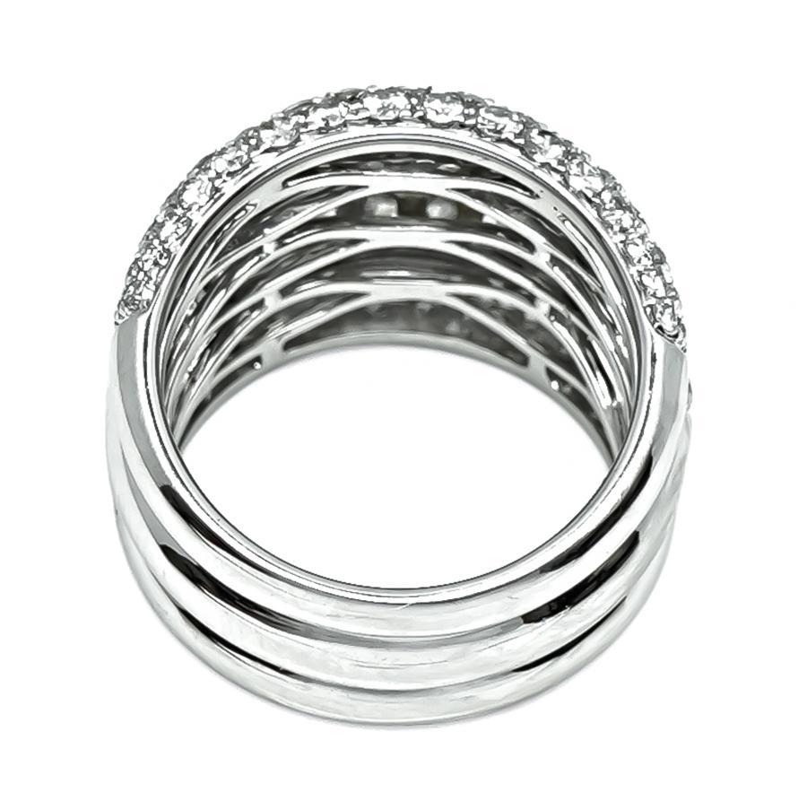 Bague en or avec 3,89 ct de diamant Bon état - En vente à New York, NY