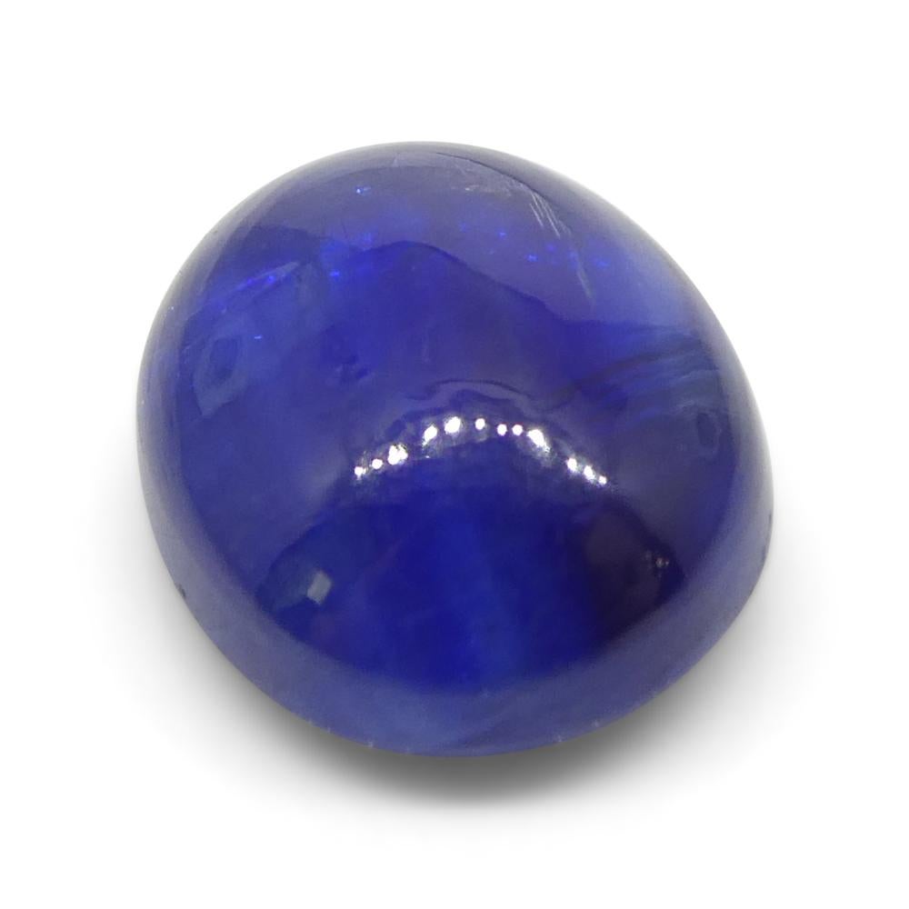 3.8ct Oval Cabochon Blue Kyanite from Brazil  For Sale 2