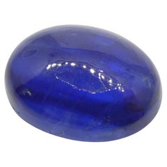 3.8ct Oval Cabochon Blue Kyanite from Brazil 