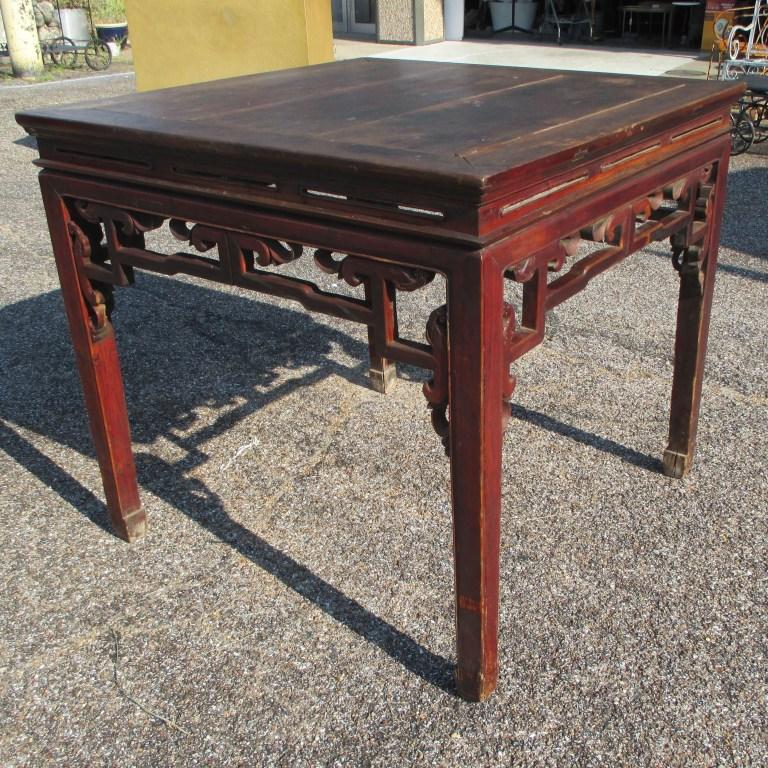 Antiker chinesischer Ba Xian Acht unsterbliche Esstisch aus Holz (Asiatisch) im Angebot