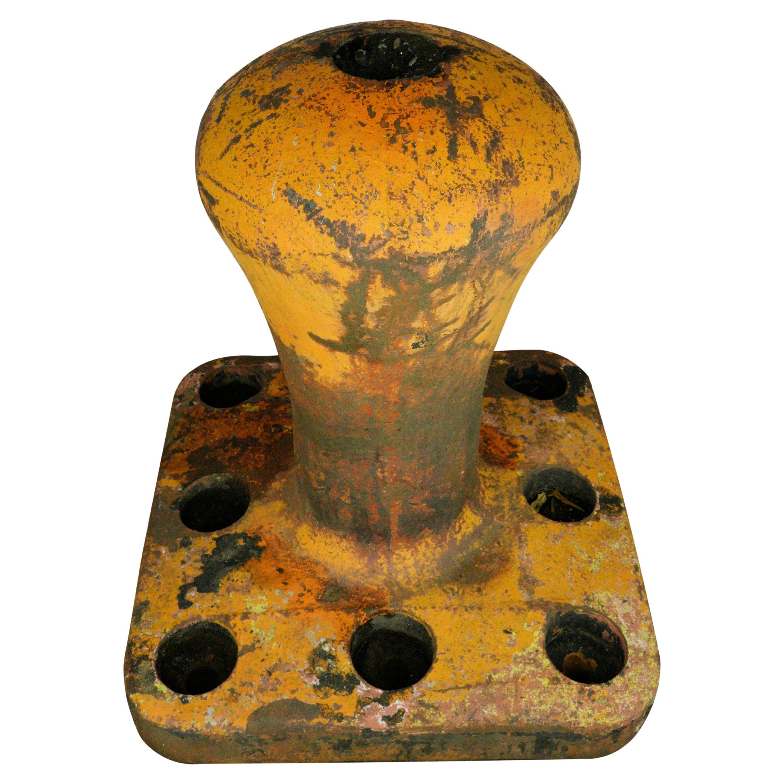 39 in. Square Base Cast Iron Ship Maritime Mooring Bollard