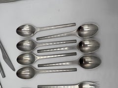 39 Pc, Georg Jesen “Prism” Stainless Steel Flatware Set