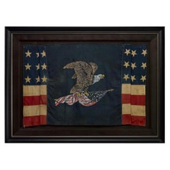 39-Star Patriotic Eagle Banner, Commemorating North Dakota Statehood, 1889-1890