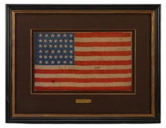 39-Star Printed American Flag, Commemorating North Dakota Statehood, 1889-1890
