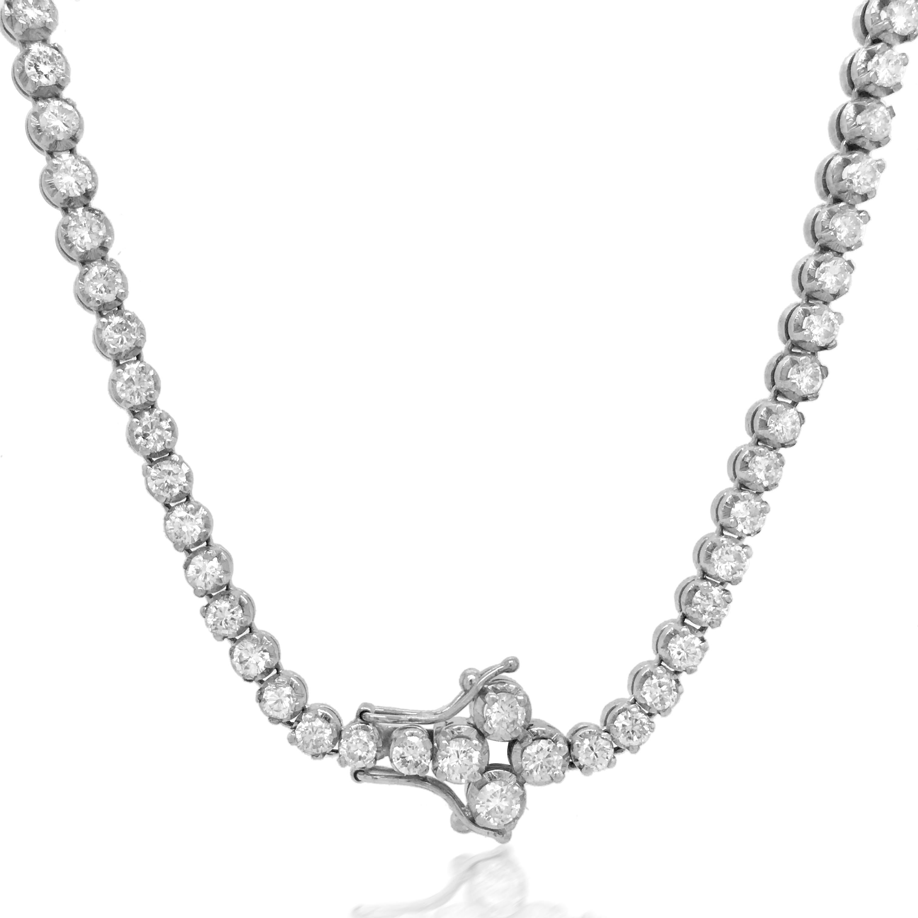 39,0 Karat Diamant-Halskette im Zustand „Hervorragend“ im Angebot in New York, NY