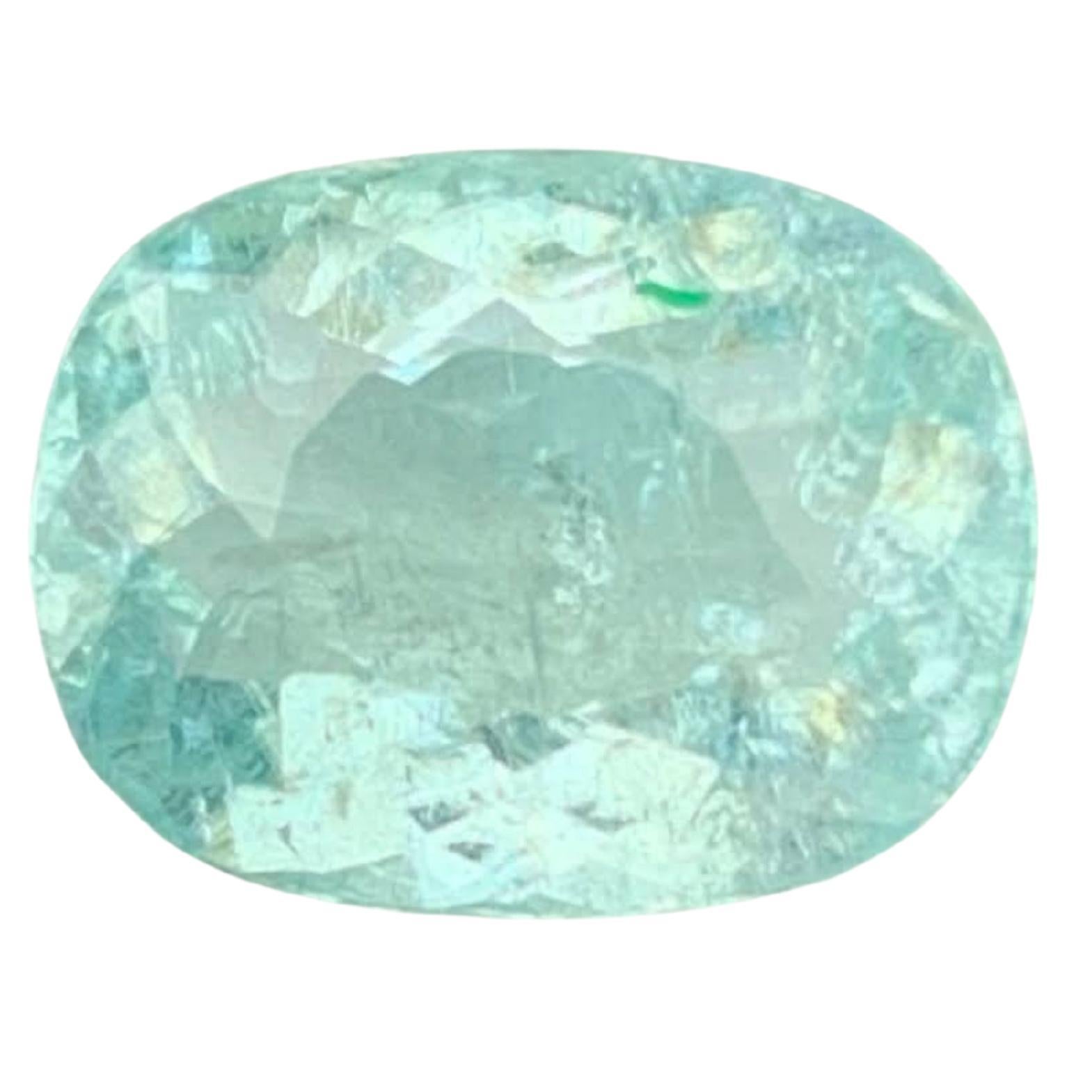 3,90 carati di tormalina blu Paraiba naturale sfusa con taglio ovale dal Mozambico