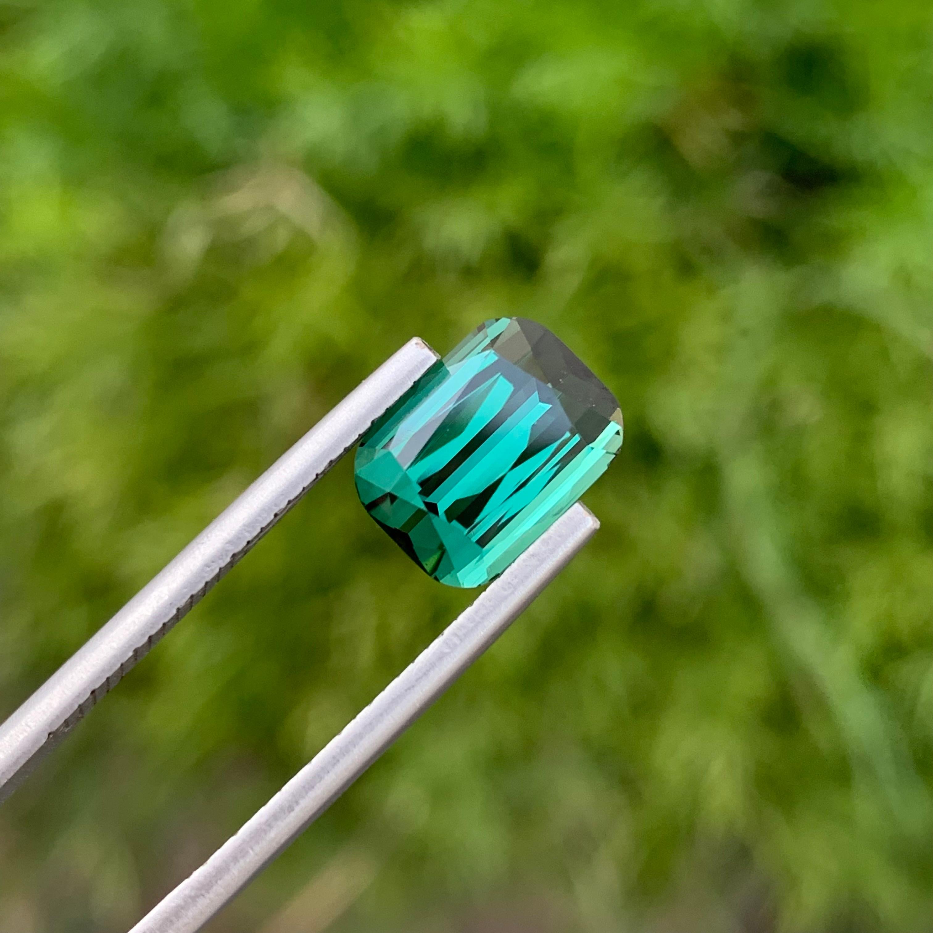 3,90 carati di tormalina lagunare naturale sciolta a forma di cuscino dalla miniera di terra in vendita 5