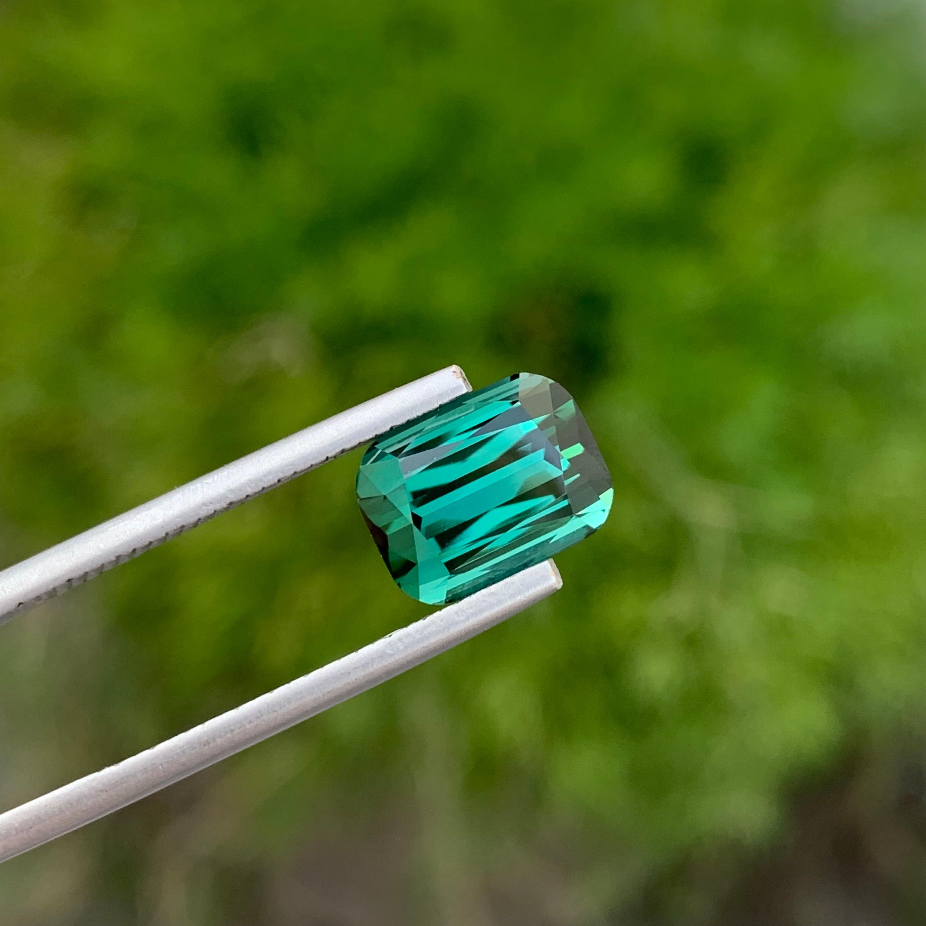 Loose Green Lagoon Tourmaline

Weight: 3.90 Carats
Dimension: 9.9 x 7.4 x 6.1 Mm
Colour: Green Lagoon
Origin: Afghanistan
Certificate: On Demand
Treatment: Non

Tourmaline is a captivating gemstone known for its remarkable variety of colors, making