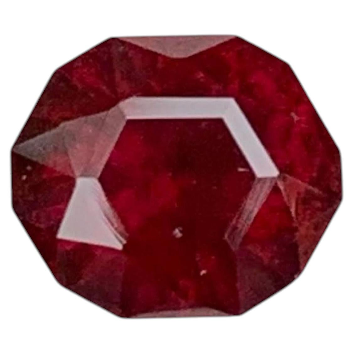 3.90 Carat Natural Loose Red Color Garnet Oval Fancy Cut African Gemstone