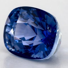 3.90 Ct Blue Sapphire Cushion Loose Gemstone