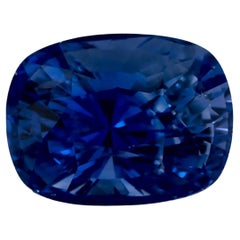 3.90 Ct Blue Sapphire Cushion Loose Gemstone