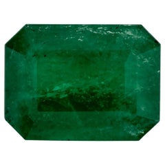 3.90 Ct Smaragd Oktagon-Schliff Loser Edelstein