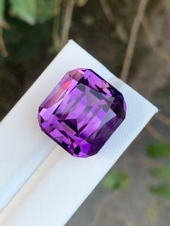 39.00 Karat Natürlicher loser Amethyst Cushion Shape Edelstein