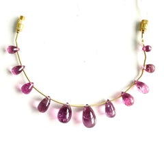 39.00 Karat Rubellit Rosa Layout Tropfen Top Qualität für feinen Schmuck Natürlicher Edelstein