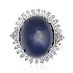 39.08 Carat Star Sapphire Ring