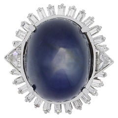 39.08 Carat Star Sapphire Ring
