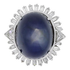 39.08 Carat Star Sapphire Ring