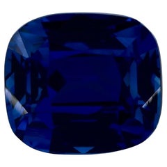 3.92 Ct Blue Sapphire Cushion Loose Gemstone (pierre précieuse en vrac)