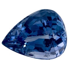 3.92 Ct Blue Sapphire Pear Loose Gemstone (pierre précieuse en vrac)