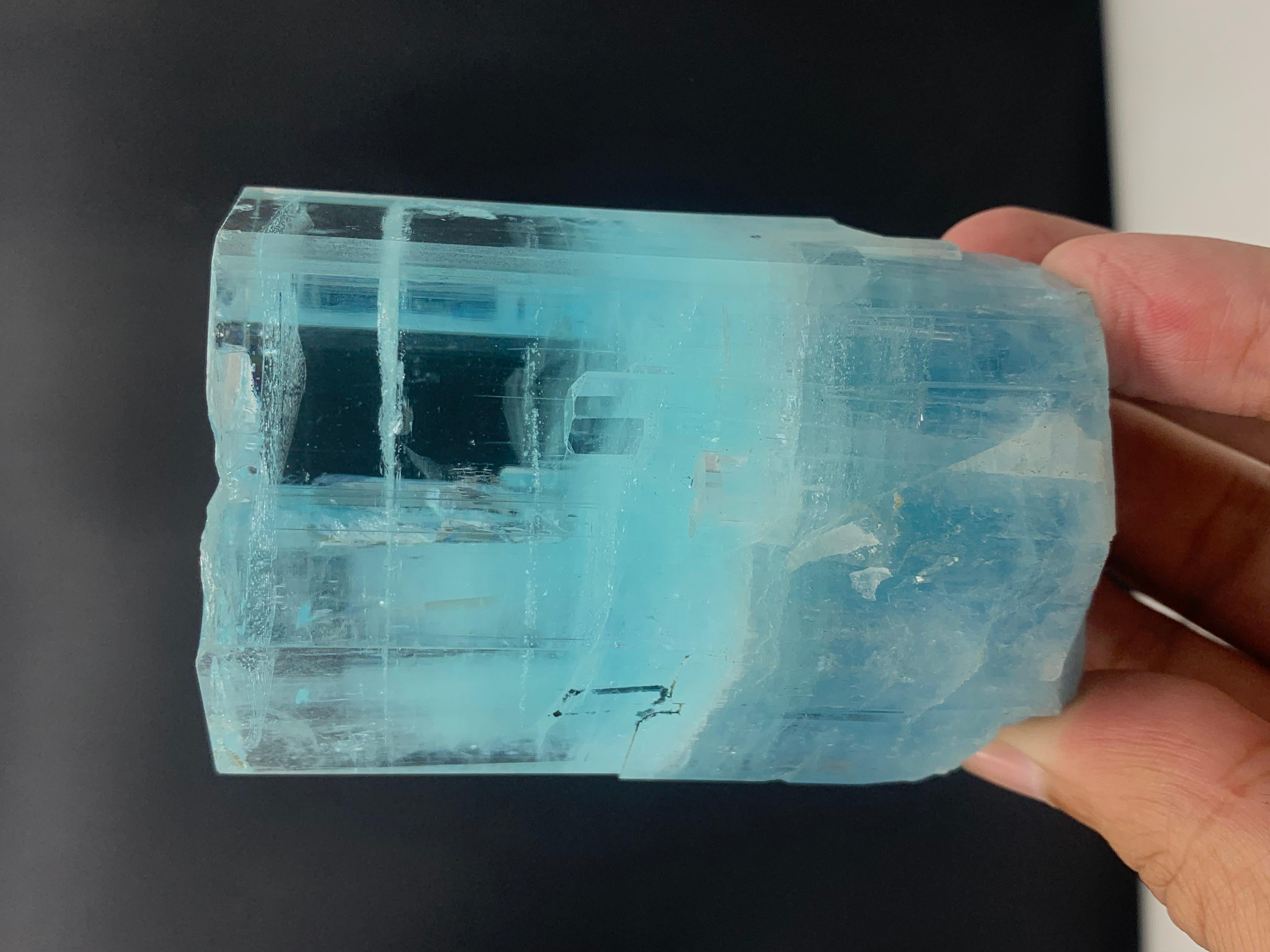 392.15 Gram Beautiful Aquamarine Crystal Bunch From Skardu District, Pakistan  For Sale 2