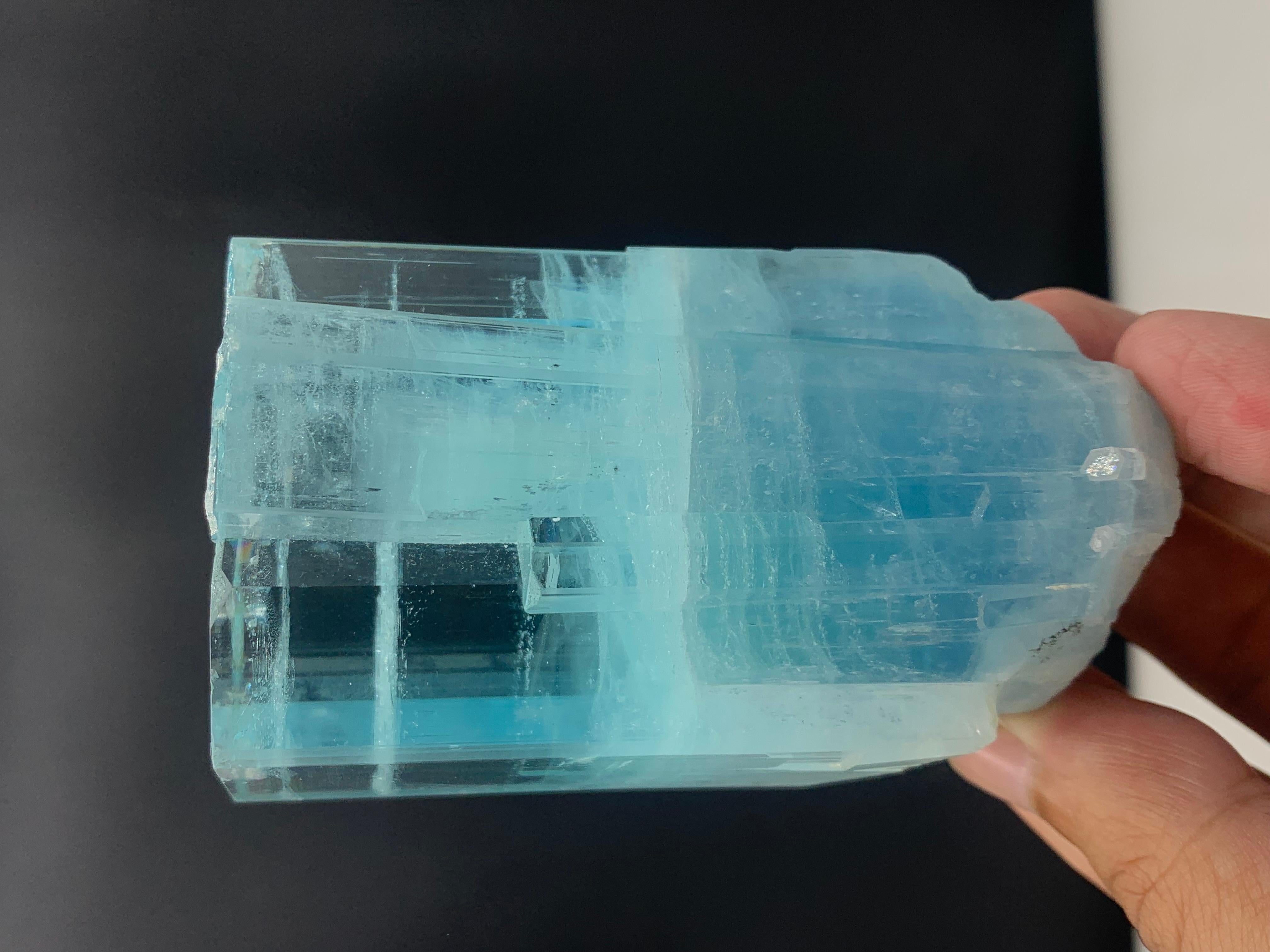 392.15 Gram Beautiful Aquamarine Crystal Bunch From Skardu District, Pakistan  For Sale 4