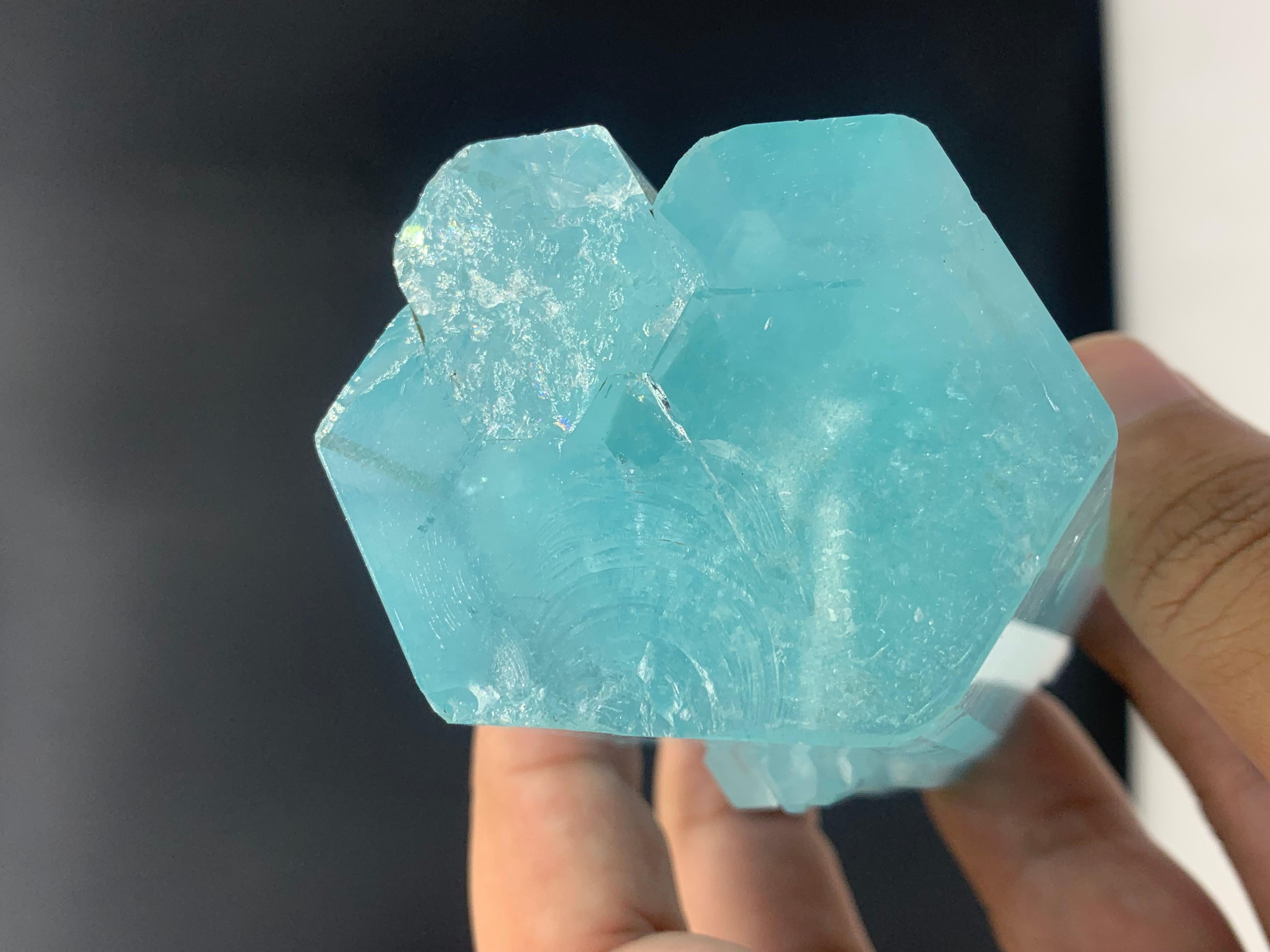 392.15 Gram Beautiful Aquamarine Crystal Bunch From Skardu District, Pakistan  For Sale 6