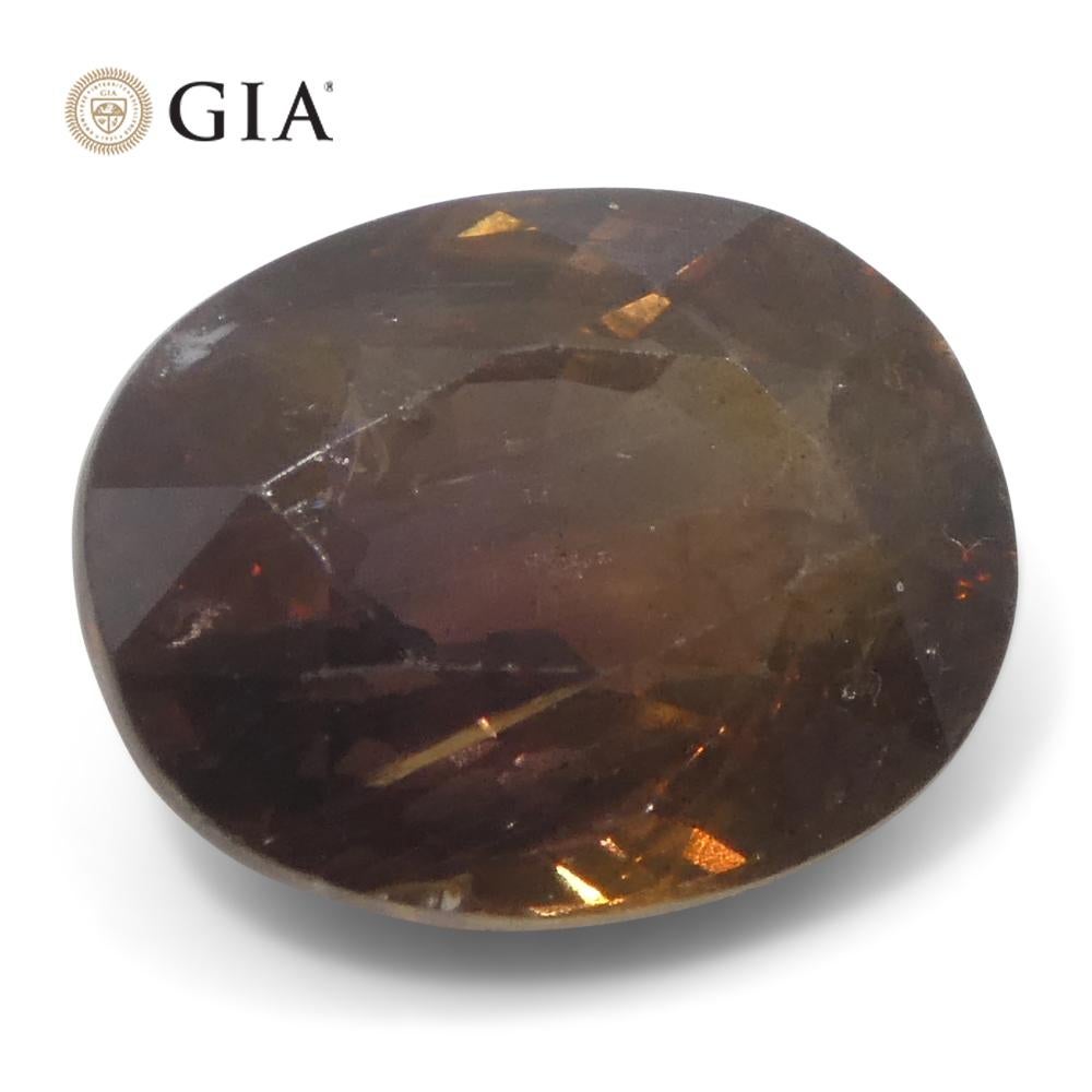 3.93ct Oval Purplish Pink Sapphire GIA Certified East Africa Unheated For Sale 6