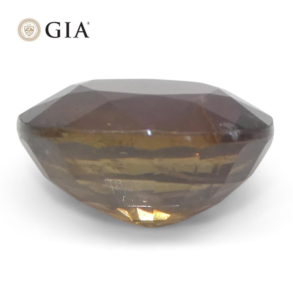 3.93ct Oval Purplish Pink Sapphire GIA Certified East Africa Unheated For Sale 7