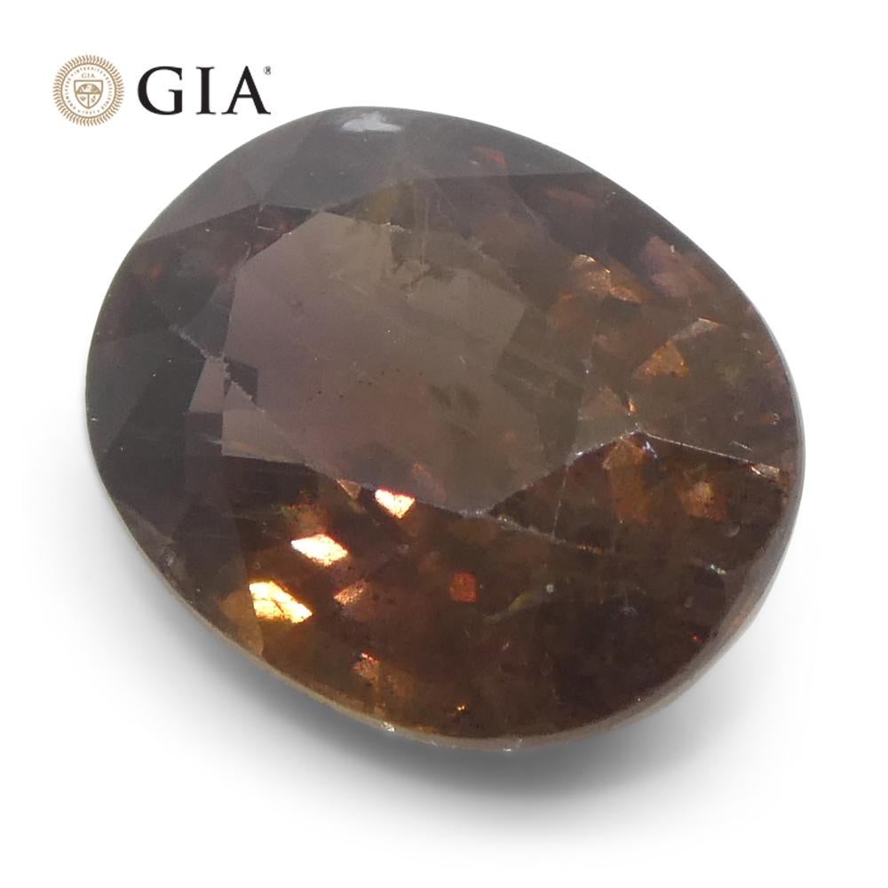 3.93ct Oval Purplish Pink Sapphire GIA Certified East Africa Unheated For Sale 8