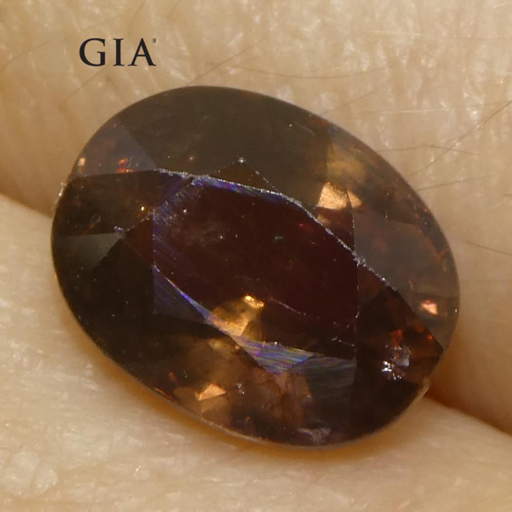 3.93ct Oval Purplish Pink Sapphire GIA Certified East Africa Unheated For Sale 9