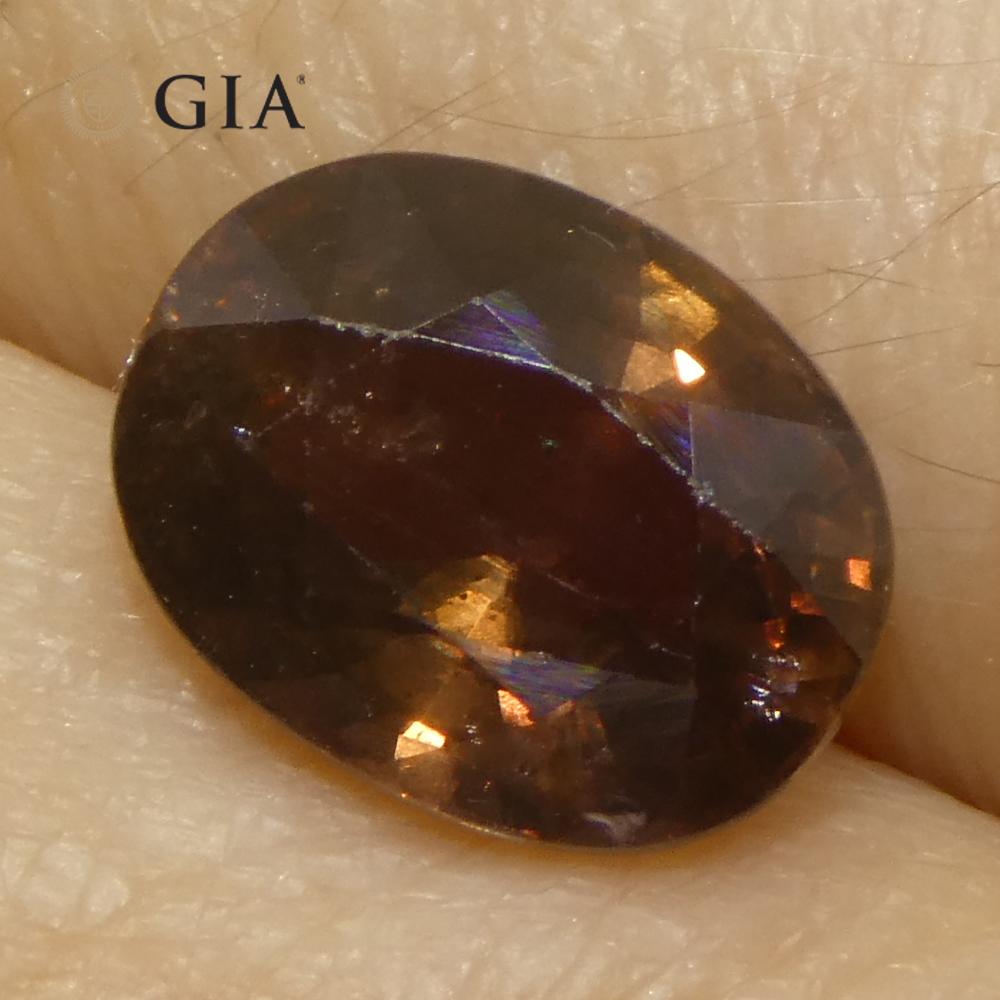 3.93ct Oval Purplish Pink Sapphire GIA Certified East Africa Unheated For Sale 10