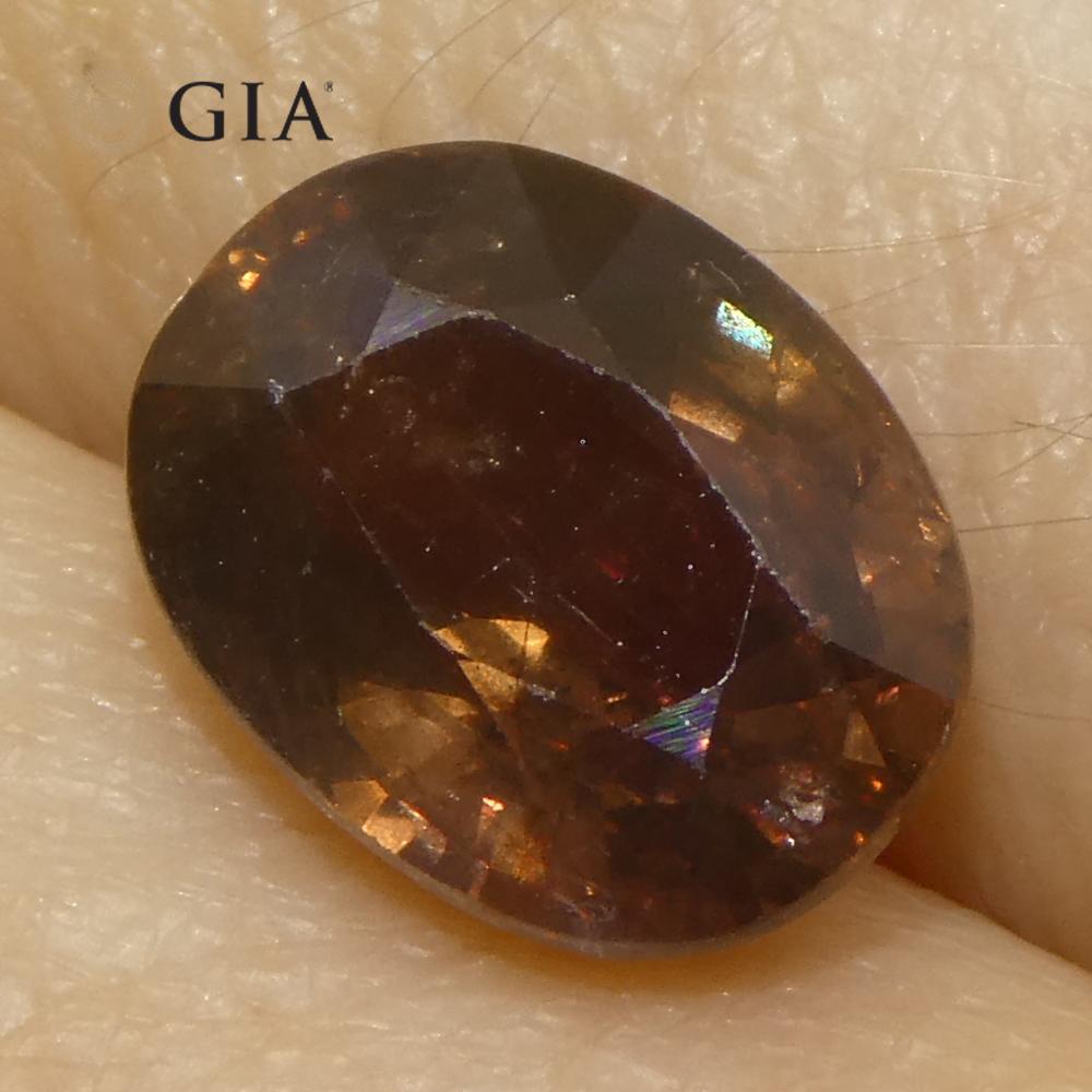 3.93ct Oval Purplish Pink Sapphire GIA Certified East Africa Unheated For Sale 11