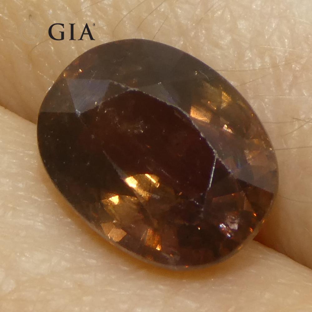 3.93ct Oval Purplish Pink Sapphire GIA Certified East Africa Unheated For Sale 12