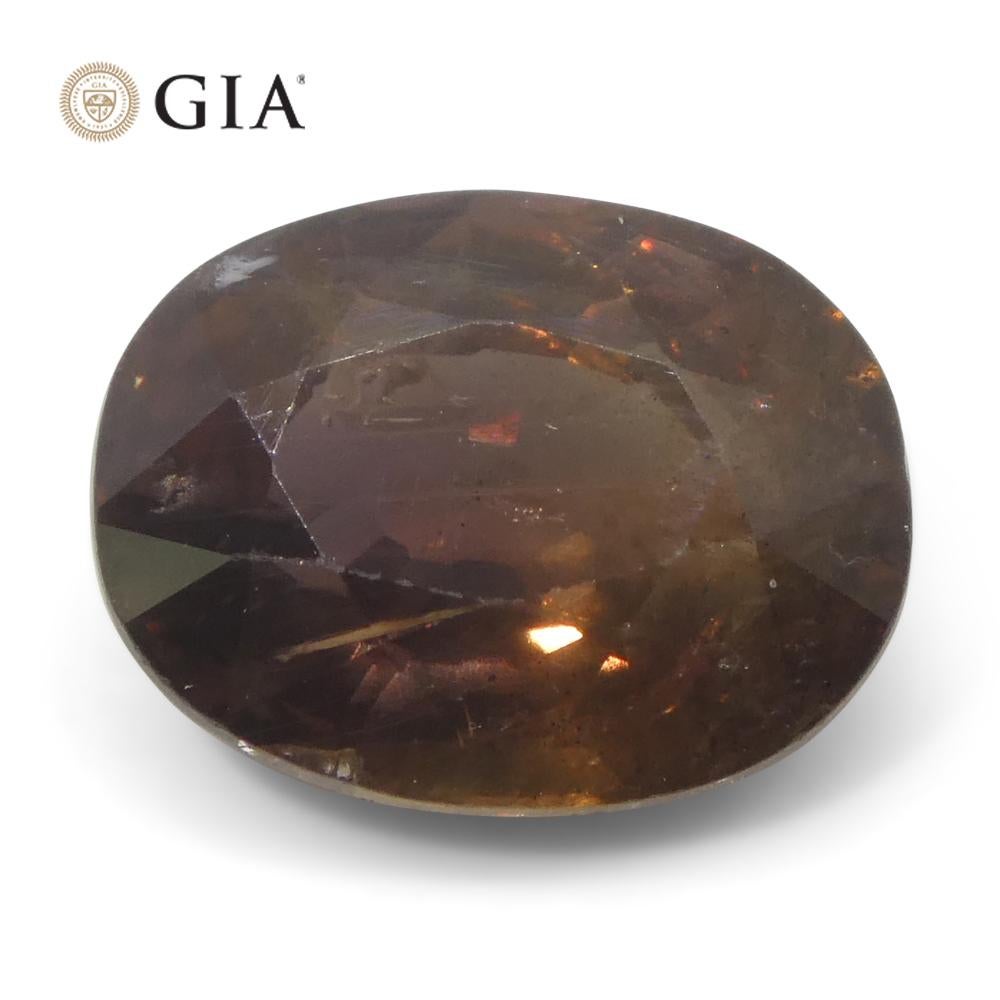 3.93ct Oval Purplish Pink Sapphire GIA Certified East Africa Unheated For Sale 4