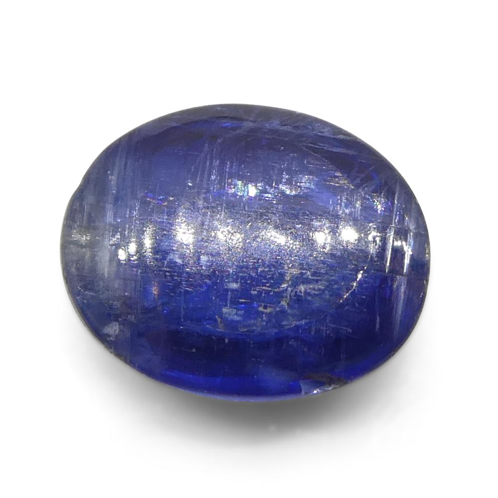 3.94ct Oval Cabochon Blue Kyanite from Brazil  For Sale 4
