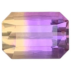 3.95 Carat Natural Loose Ametrine Emerald Shape Gemstone