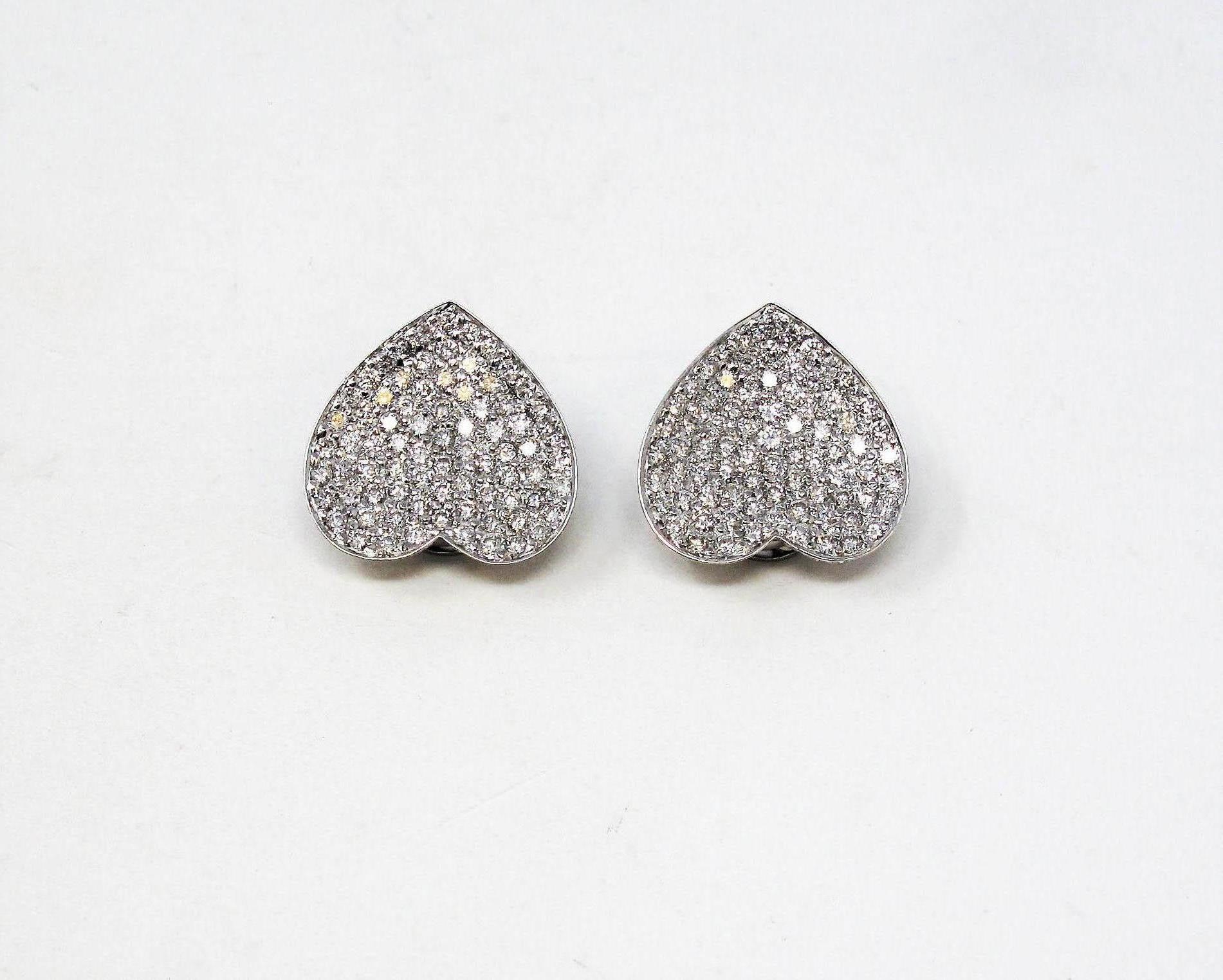 black heart shaped earrings