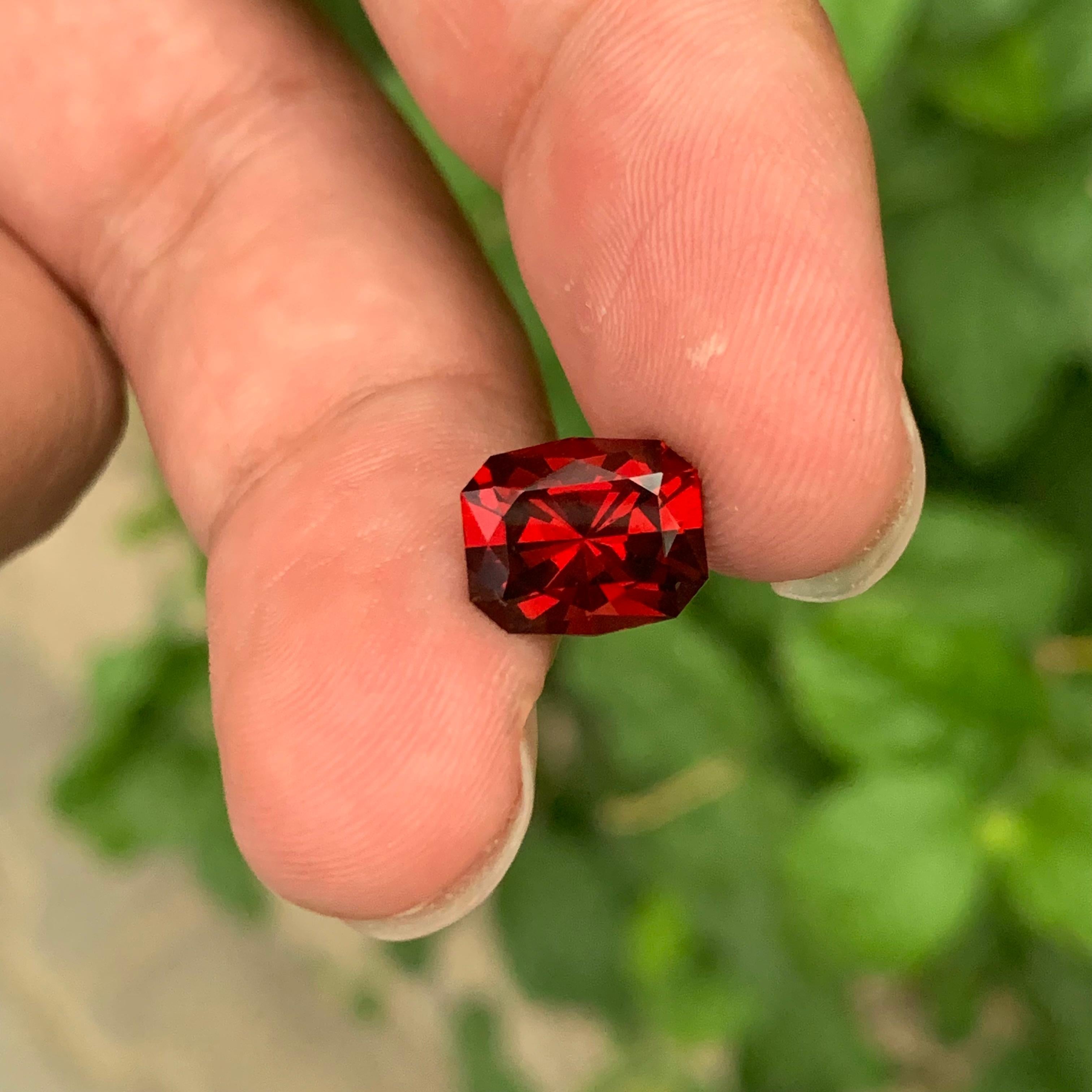 Mixed Cut 3.95 Carats Fancy Cut Loose Rhodolite Garnet Natural Gemstone For Sale
